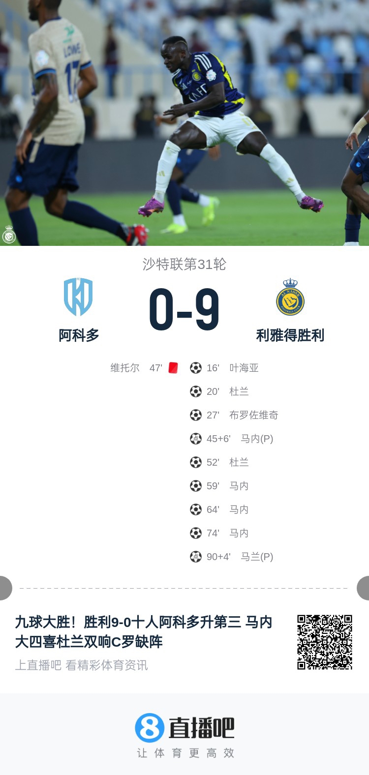 輪休錯過90大勝！沙特媒體：C羅本可刷兩球，現(xiàn)在面臨丟金靴風(fēng)險